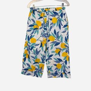 Printfresh Lemon Zest  Crop Pants Organic Cotton sz XXS